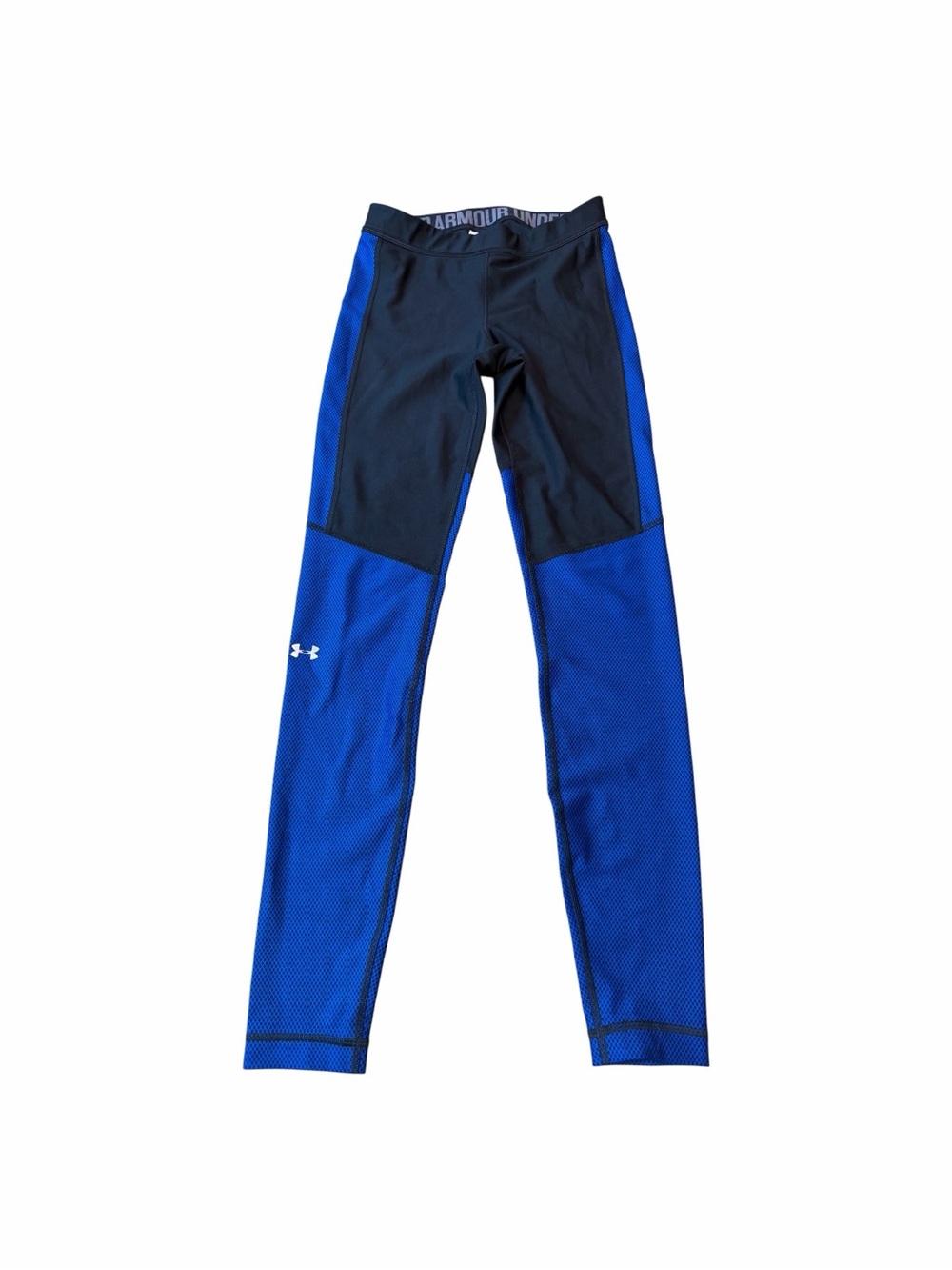 Compression Running Training Leggings Blue HeatGear Under Armour Small